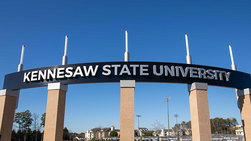 Sign of Kennesaw State University